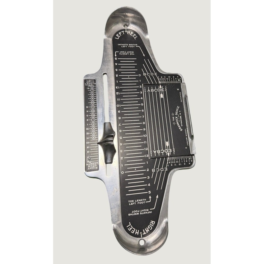 Brannock Device Junior Model Children's Foot Measuring Tool USA Metal Shoe Sizer